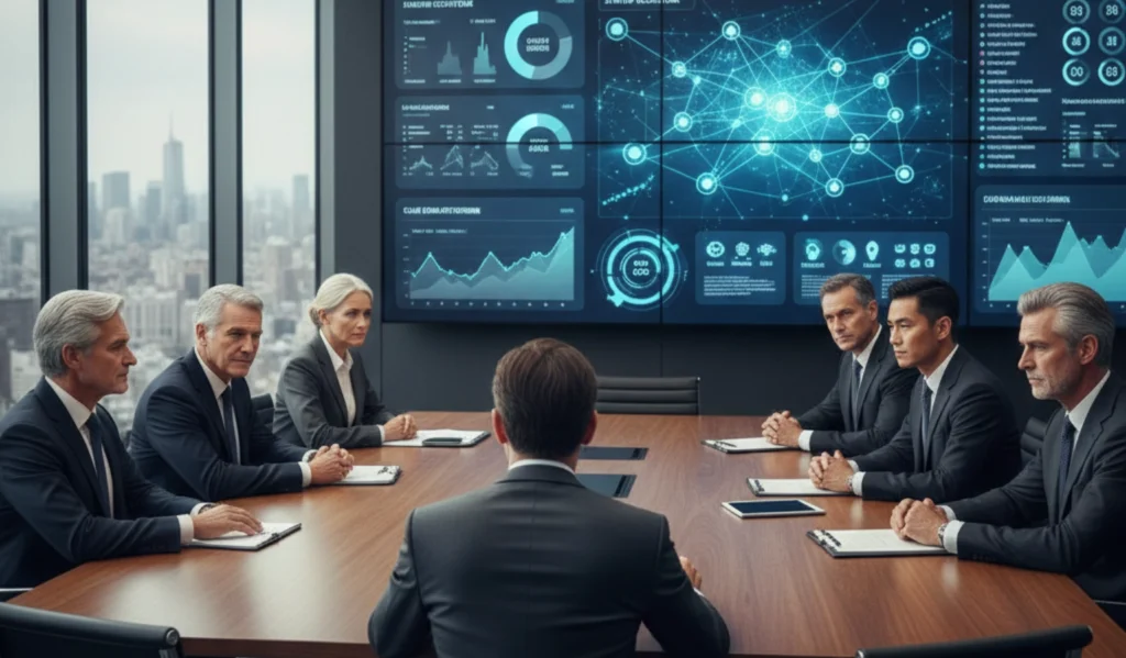 Illustration showing how deep sector experience can limit boardroom perspective